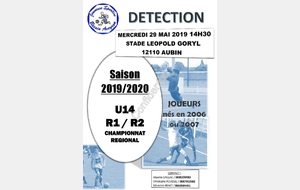 DETECTION U14 R1/R2 