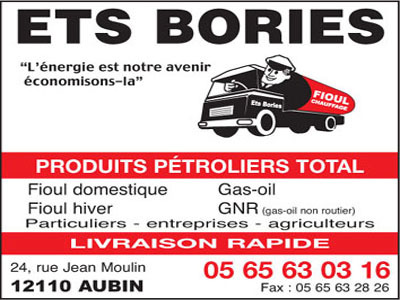 Sarl BORIES (Produits pétroliers)