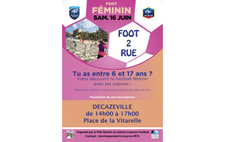 Foot 2 Rue au Féminin